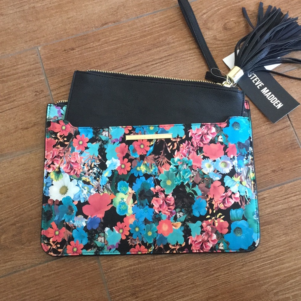 Steve Madden floral tablet carry case/purse/pouch